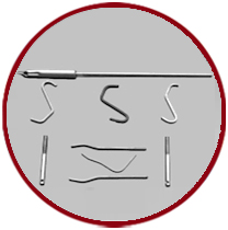 Refractory Anchors for Element Holding