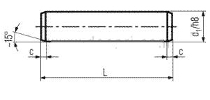 DIN 7 & ISO 2338 - Dowel Pins Specifications