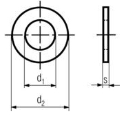 DIN 1441 - Flat Washers Coarse Specifications