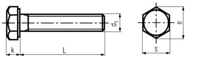 	
                 DIN 558 - Fully Threaded Maching Bolts Specifications Machined bolts