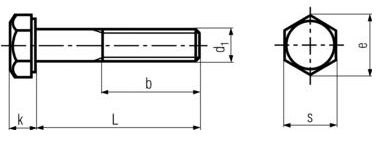 DIN 6914 - Hex Bolts For High Strength Struct. Bolting Specifications