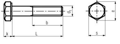 DIN 933 - Hexagon Head Screws Fully Threaded Specifications