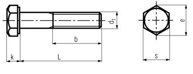 DIN 931 - Hexagon Head Screws Partially Threaded Specifications