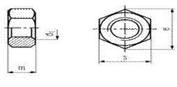 DIN 934 - Hexagon Nuts Specifications Stainless Steel