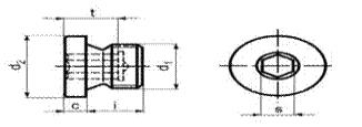 DIN 908 - HEXAGON SOCKET SCREW PLUGS SPECIFICATIONS