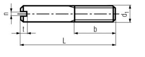 DIN 427 -Slotted Headless Screws Specifications