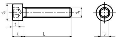 DIN 912 - Socket Head Cap Screws Specifications