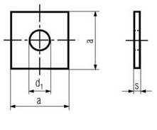 DIN 436 - Square Washer Specifications