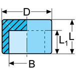 Caps, socket weld