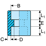 Couplings, socket weld