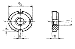 DIN 1804 - Slotted Round Nuts Specifications